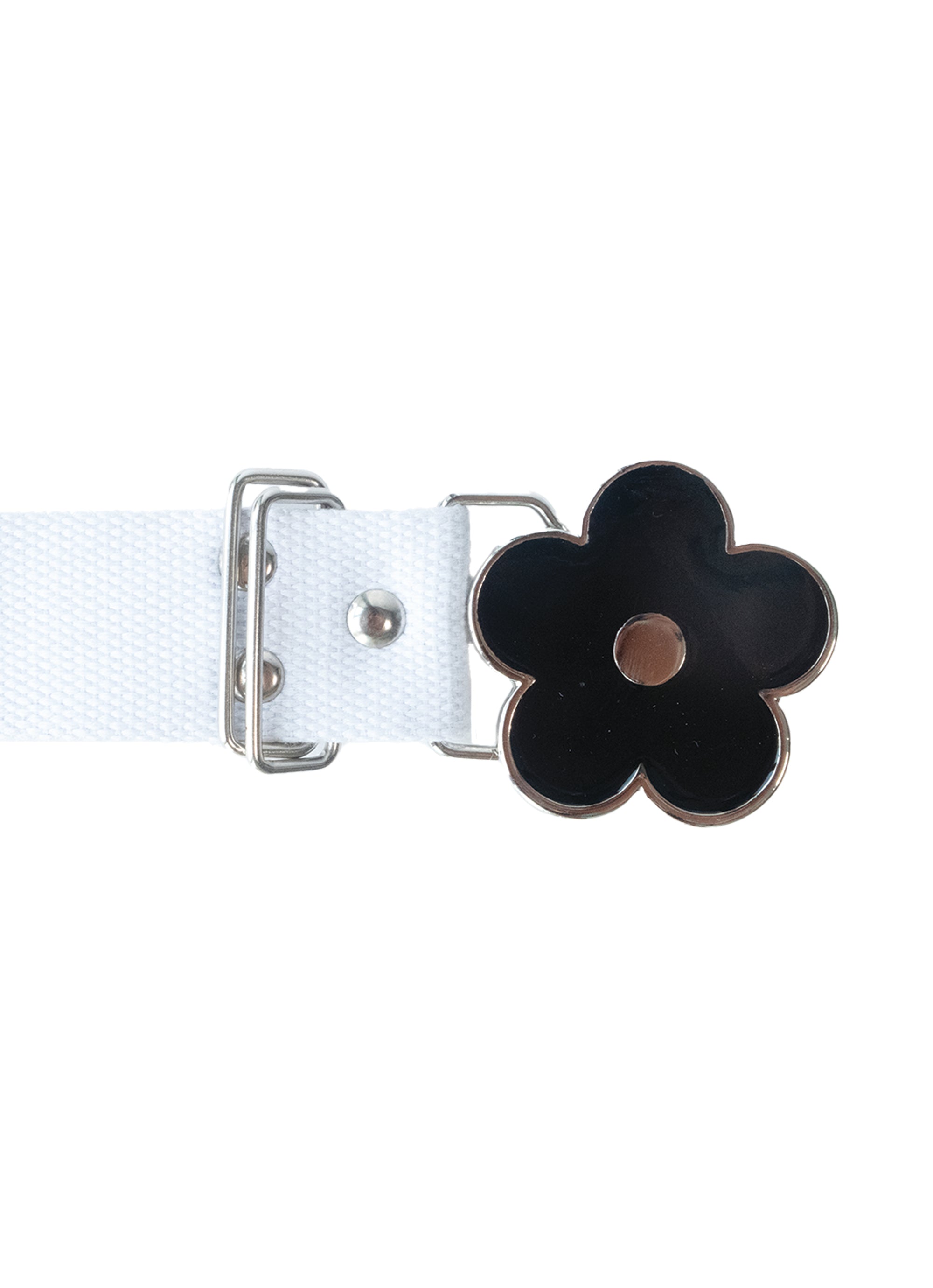 White/Black Buckle